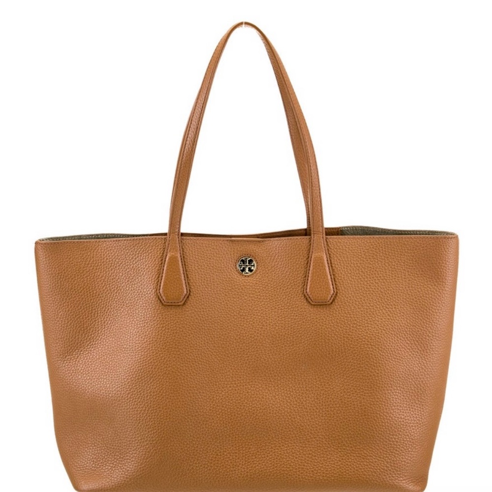 Tory Burch Tan Leather Tote Bag